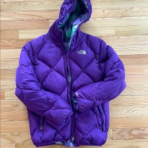 GIRLS’ REVERSIBLE MOONDOGGY DOWN JACKET size medium (10/12)